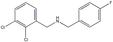 [(2,3-dichlorophenyl)methyl][(4-fluorophenyl)methyl]amine Structure