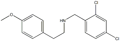 [(2,4-dichlorophenyl)methyl][2-(4-methoxyphenyl)ethyl]amine 구조식 이미지