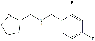 [(2,4-difluorophenyl)methyl](oxolan-2-ylmethyl)amine Structure