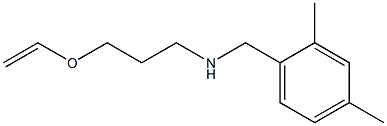 [(2,4-dimethylphenyl)methyl][3-(ethenyloxy)propyl]amine Structure