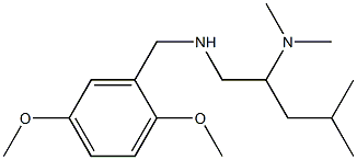 [(2,5-dimethoxyphenyl)methyl][2-(dimethylamino)-4-methylpentyl]amine Structure