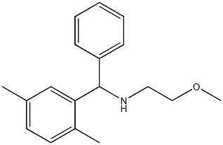 [(2,5-dimethylphenyl)(phenyl)methyl](2-methoxyethyl)amine 구조식 이미지