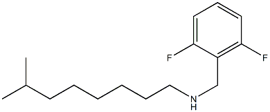 [(2,6-difluorophenyl)methyl](7-methyloctyl)amine 구조식 이미지