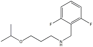 [(2,6-difluorophenyl)methyl][3-(propan-2-yloxy)propyl]amine 구조식 이미지