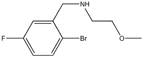 [(2-bromo-5-fluorophenyl)methyl](2-methoxyethyl)amine Structure