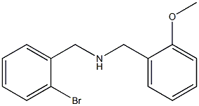 [(2-bromophenyl)methyl][(2-methoxyphenyl)methyl]amine 구조식 이미지