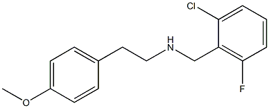 [(2-chloro-6-fluorophenyl)methyl][2-(4-methoxyphenyl)ethyl]amine 구조식 이미지