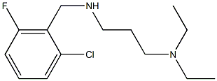 [(2-chloro-6-fluorophenyl)methyl][3-(diethylamino)propyl]amine Structure