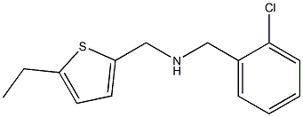 [(2-chlorophenyl)methyl][(5-ethylthiophen-2-yl)methyl]amine 구조식 이미지