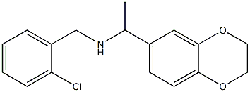 [(2-chlorophenyl)methyl][1-(2,3-dihydro-1,4-benzodioxin-6-yl)ethyl]amine 구조식 이미지