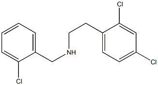 [(2-chlorophenyl)methyl][2-(2,4-dichlorophenyl)ethyl]amine 구조식 이미지