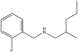 [(2-fluorophenyl)methyl](2-methylpentyl)amine 구조식 이미지