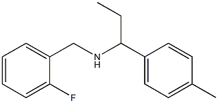 [(2-fluorophenyl)methyl][1-(4-methylphenyl)propyl]amine 구조식 이미지