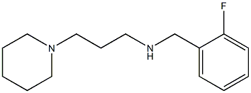 [(2-fluorophenyl)methyl][3-(piperidin-1-yl)propyl]amine 구조식 이미지