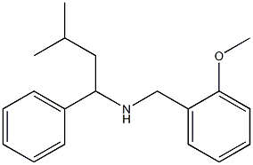 [(2-methoxyphenyl)methyl](3-methyl-1-phenylbutyl)amine 구조식 이미지