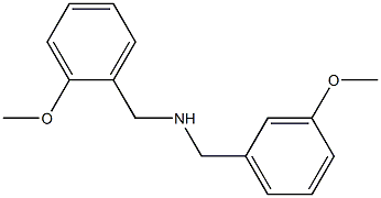 [(2-methoxyphenyl)methyl][(3-methoxyphenyl)methyl]amine Structure