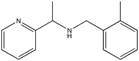 [(2-methylphenyl)methyl][1-(pyridin-2-yl)ethyl]amine Structure