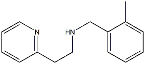 [(2-methylphenyl)methyl][2-(pyridin-2-yl)ethyl]amine Structure