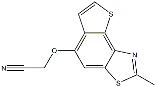 [(2-methylthieno[2,3-e][1,3]benzothiazol-5-yl)oxy]acetonitrile Structure