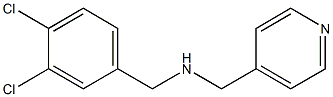 [(3,4-dichlorophenyl)methyl](pyridin-4-ylmethyl)amine Structure