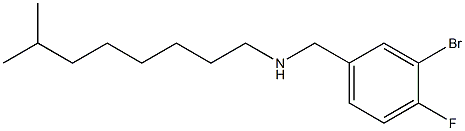 [(3-bromo-4-fluorophenyl)methyl](7-methyloctyl)amine Structure