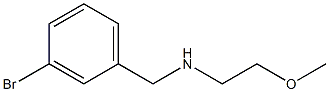 [(3-bromophenyl)methyl](2-methoxyethyl)amine Structure