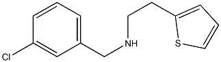 [(3-chlorophenyl)methyl][2-(thiophen-2-yl)ethyl]amine 구조식 이미지