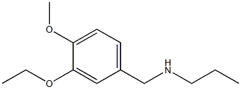 [(3-ethoxy-4-methoxyphenyl)methyl](propyl)amine 구조식 이미지