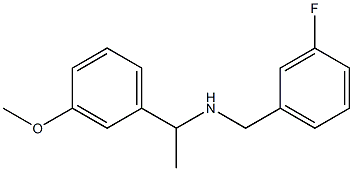 [(3-fluorophenyl)methyl][1-(3-methoxyphenyl)ethyl]amine 구조식 이미지