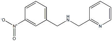 [(3-nitrophenyl)methyl](pyridin-2-ylmethyl)amine Structure