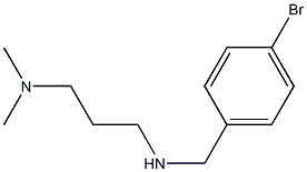 [(4-bromophenyl)methyl][3-(dimethylamino)propyl]amine Structure