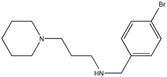 [(4-bromophenyl)methyl][3-(piperidin-1-yl)propyl]amine 구조식 이미지