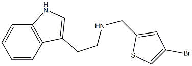 [(4-bromothiophen-2-yl)methyl][2-(1H-indol-3-yl)ethyl]amine Structure