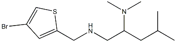 [(4-bromothiophen-2-yl)methyl][2-(dimethylamino)-4-methylpentyl]amine 구조식 이미지