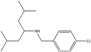 [(4-chlorophenyl)methyl](2,6-dimethylheptan-4-yl)amine Structure