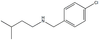 [(4-chlorophenyl)methyl](3-methylbutyl)amine 구조식 이미지