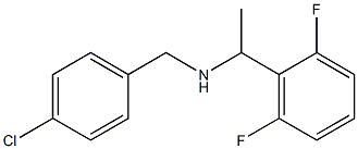 [(4-chlorophenyl)methyl][1-(2,6-difluorophenyl)ethyl]amine Structure