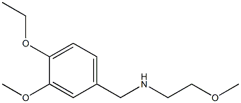[(4-ethoxy-3-methoxyphenyl)methyl](2-methoxyethyl)amine Structure
