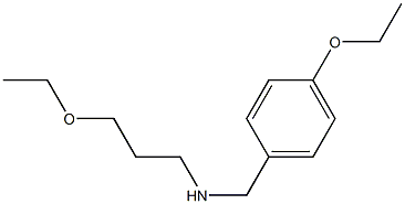 [(4-ethoxyphenyl)methyl](3-ethoxypropyl)amine 구조식 이미지