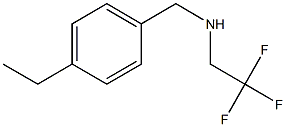 [(4-ethylphenyl)methyl](2,2,2-trifluoroethyl)amine Structure