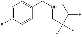 [(4-fluorophenyl)methyl](2,2,3,3-tetrafluoropropyl)amine 구조식 이미지