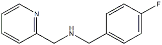 [(4-fluorophenyl)methyl](pyridin-2-ylmethyl)amine Structure
