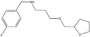 [(4-fluorophenyl)methyl][3-(oxolan-2-ylmethoxy)propyl]amine 구조식 이미지