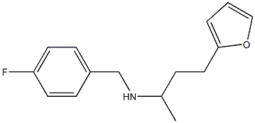 [(4-fluorophenyl)methyl][4-(furan-2-yl)butan-2-yl]amine 구조식 이미지