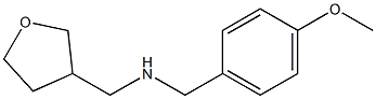 [(4-methoxyphenyl)methyl](oxolan-3-ylmethyl)amine 구조식 이미지