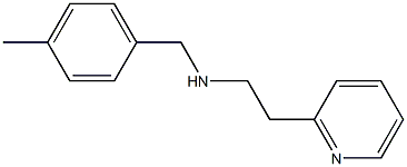 [(4-methylphenyl)methyl][2-(pyridin-2-yl)ethyl]amine Structure