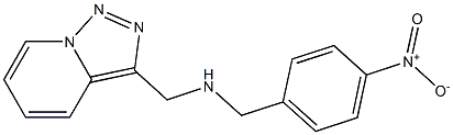 [(4-nitrophenyl)methyl]({[1,2,4]triazolo[3,4-a]pyridin-3-ylmethyl})amine 구조식 이미지