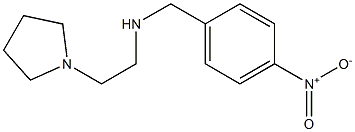 [(4-nitrophenyl)methyl][2-(pyrrolidin-1-yl)ethyl]amine Structure