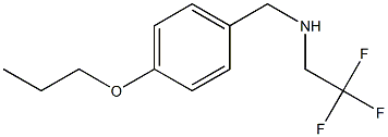 [(4-propoxyphenyl)methyl](2,2,2-trifluoroethyl)amine Structure