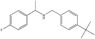 [(4-tert-butylphenyl)methyl][1-(4-fluorophenyl)ethyl]amine 구조식 이미지